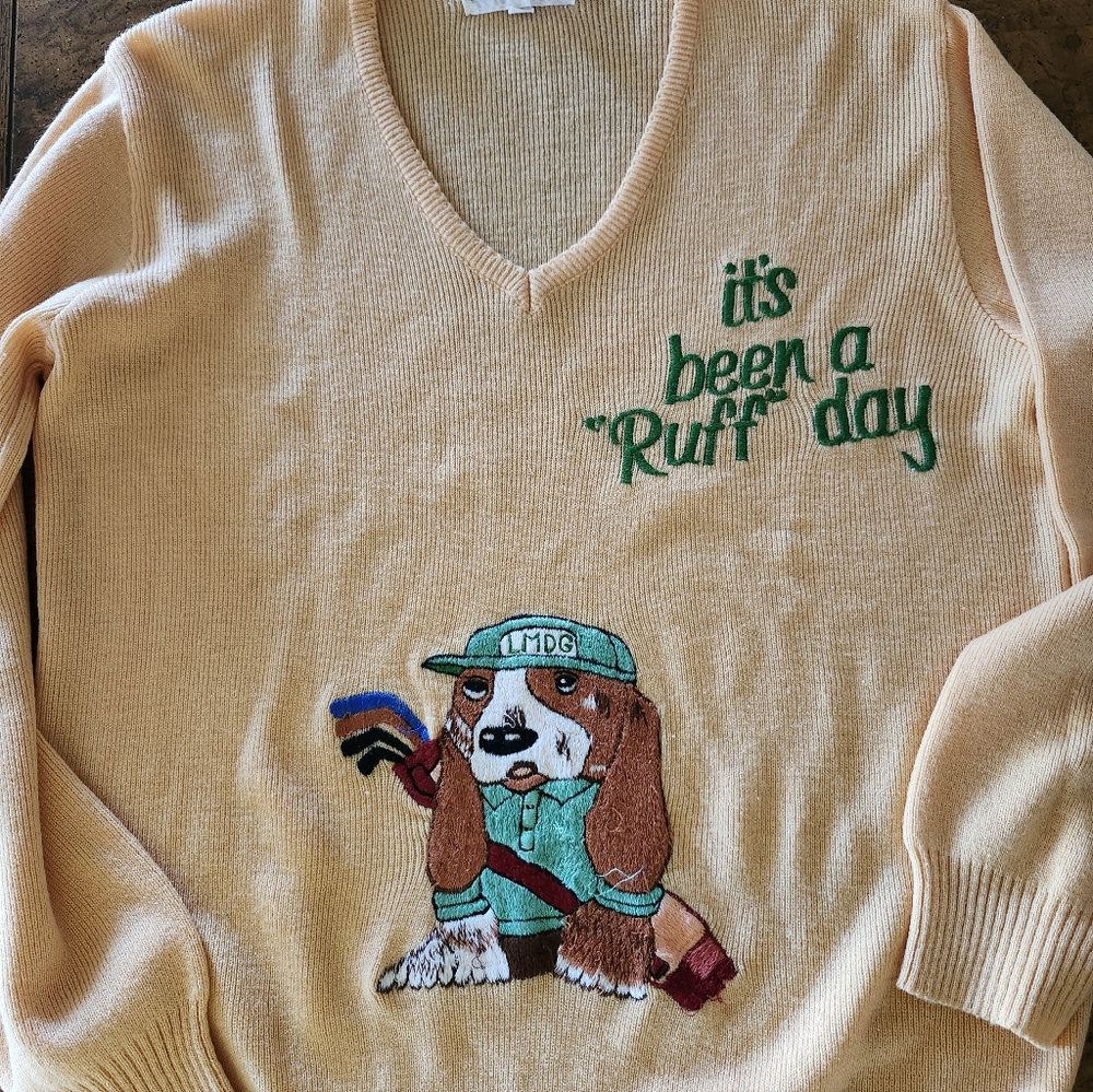 Vintage Golf Sweater 2 LaModeDuGolf - Picture 3 of 5